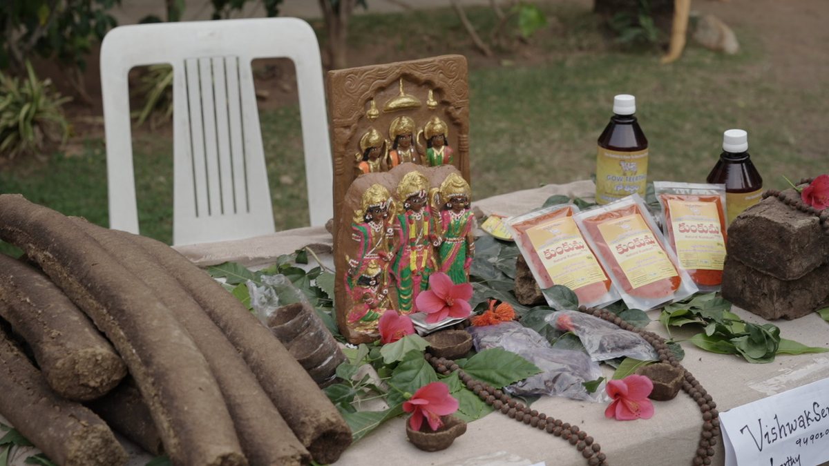 Artisan stall — sacred crafts and gow teertham
